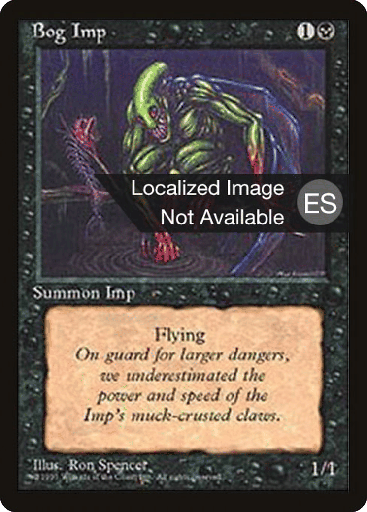 Bog Imp — Fourth Edition Foreign Black Border — Magic: The Gathering