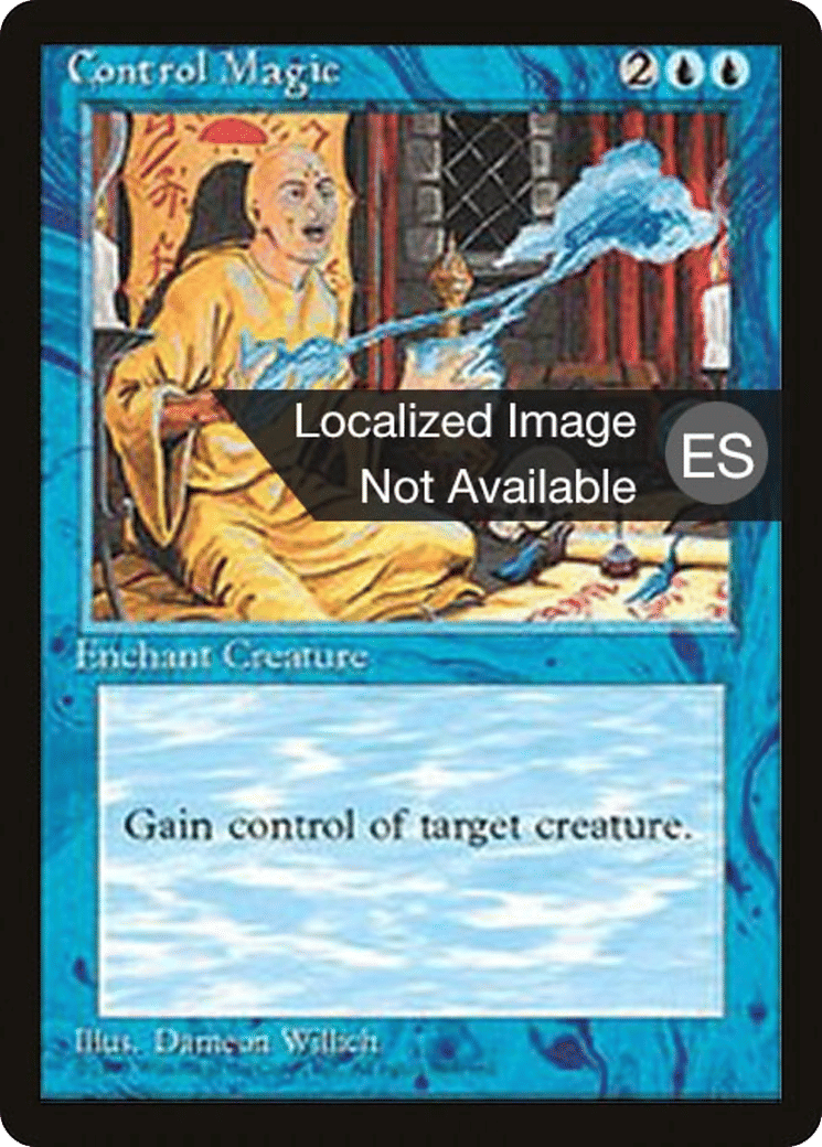 Control Magic — Fourth Edition Foreign Black Border — Magic: The Gathering