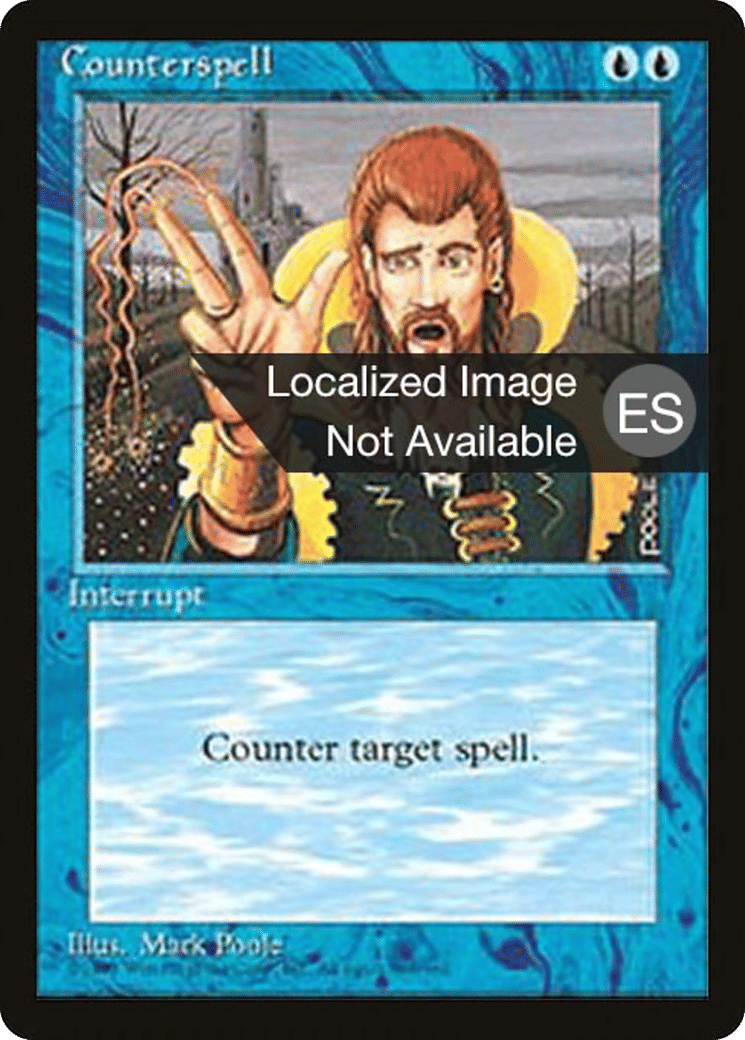 Counterspell — Fourth Edition Foreign Black Border — Magic: The Gathering
