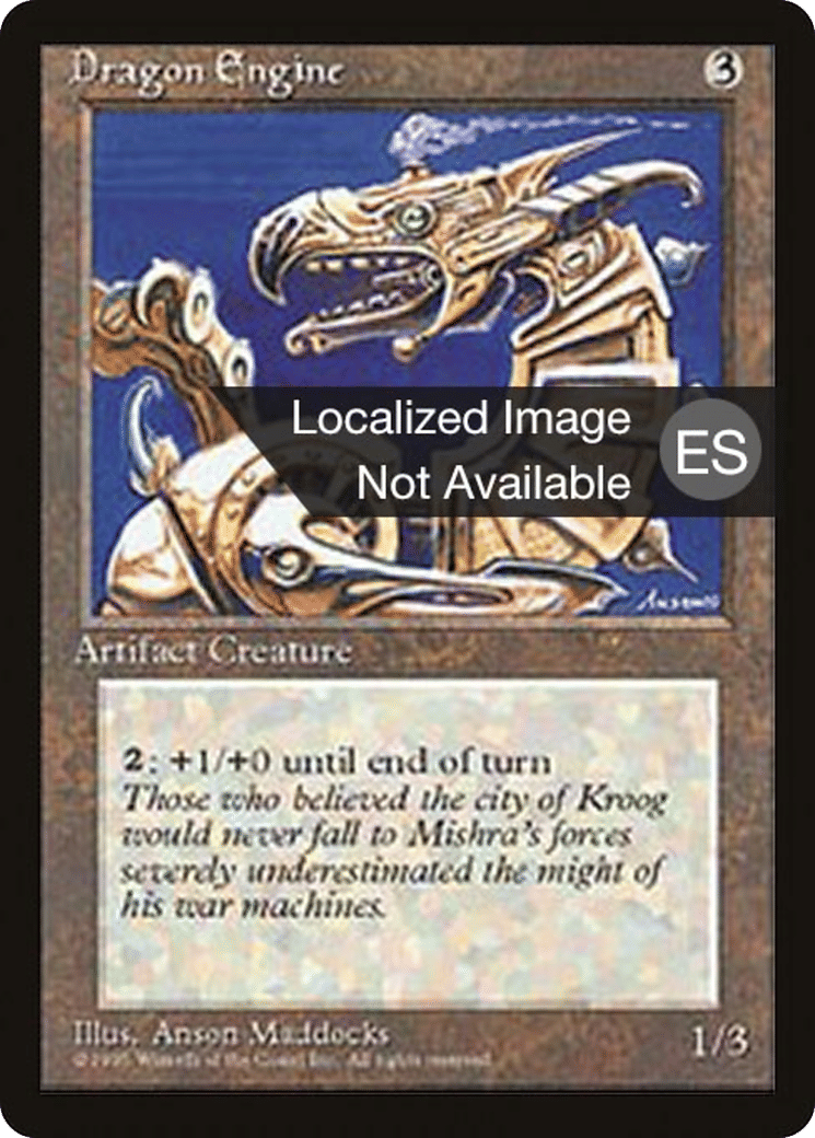 Dragon Engine — Fourth Edition Foreign Black Border — Magic: The Gathering