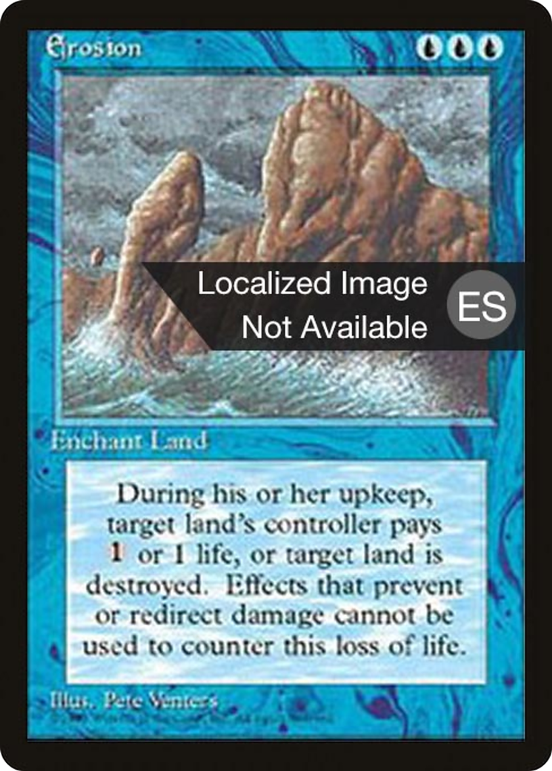 Erosion — Fourth Edition Foreign Black Border — Magic: The Gathering