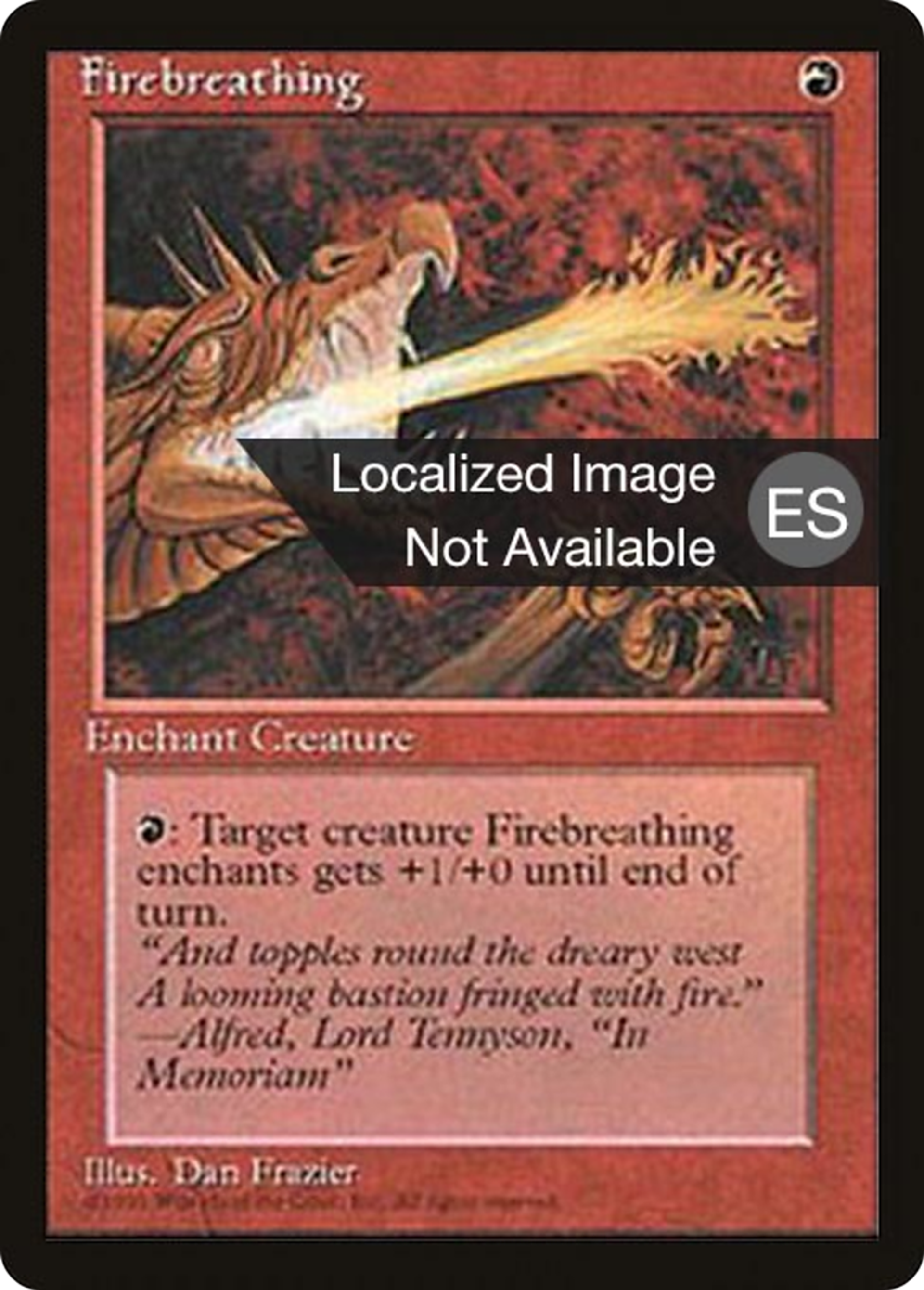 Souffle ardent — Fourth Edition Foreign Black Border — Magic: The Gathering