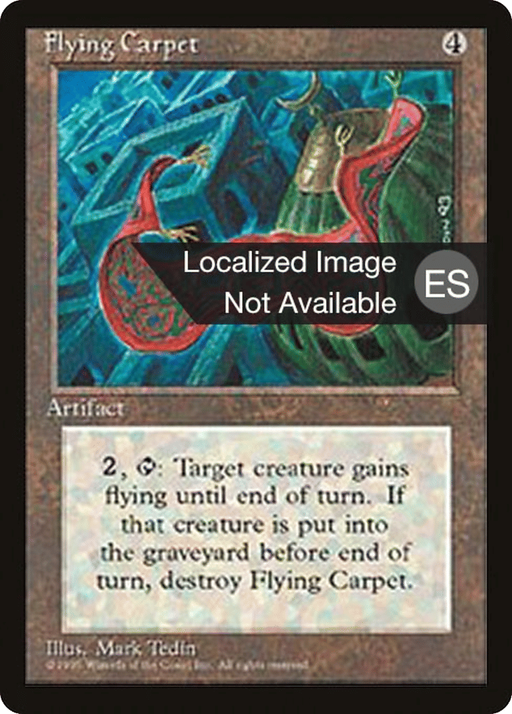 Flying Carpet — Fourth Edition Foreign Black Border — Magic: The Gathering