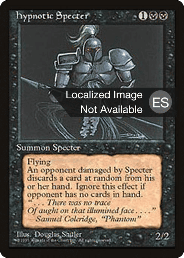 Spectre hypnotiseur — Fourth Edition Foreign Black Border — Magic: The Gathering