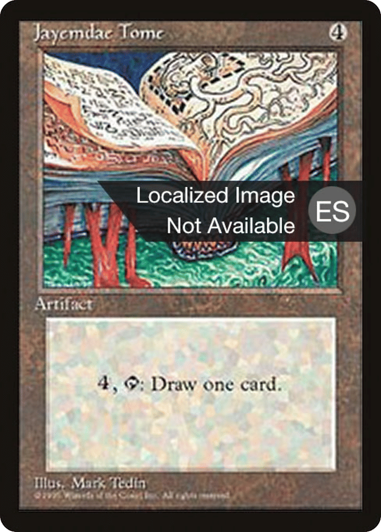Jayemdae Tome — Fourth Edition Foreign Black Border — Magic: The Gathering