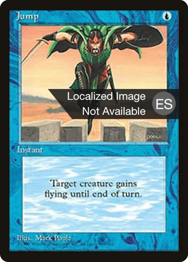 Jump — Fourth Edition Foreign Black Border — Magic: The Gathering