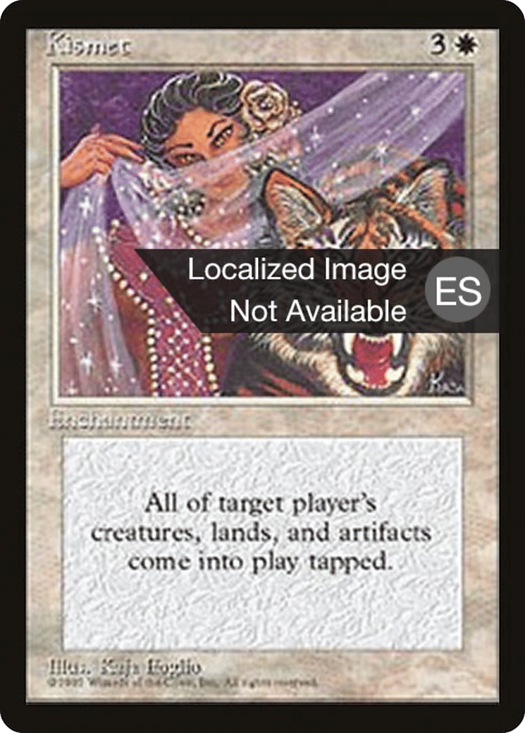 Kismet — Fourth Edition Foreign Black Border — Magic: The Gathering