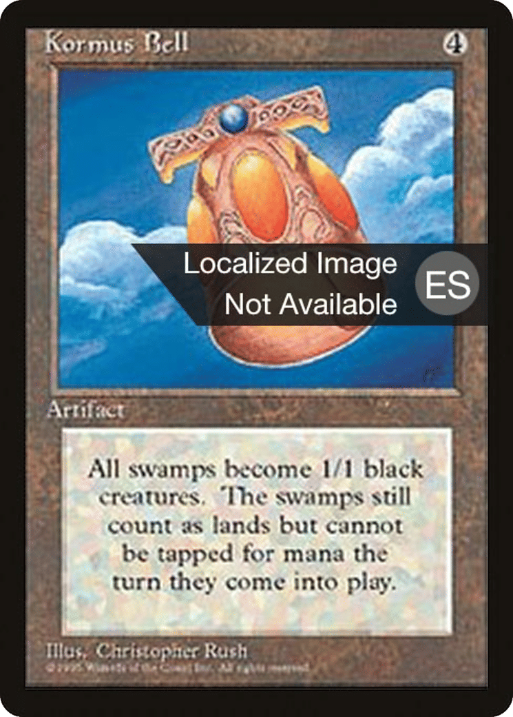 Kormus Bell — Fourth Edition Foreign Black Border — Magic: The Gathering