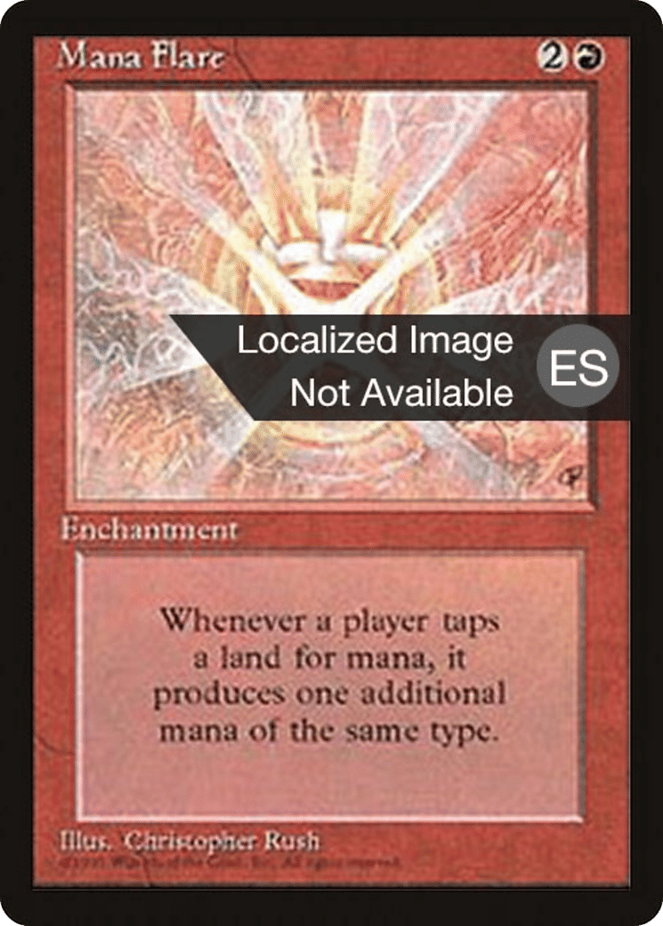 Mana Flare — Fourth Edition Foreign Black Border — Magic: The Gathering