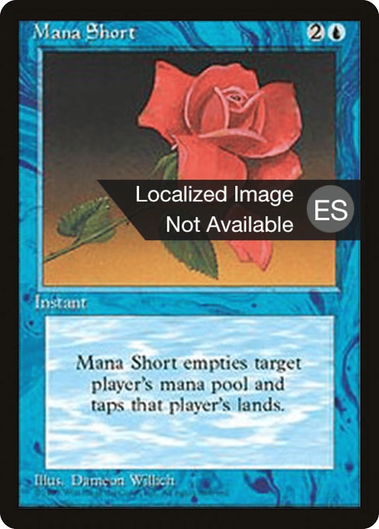 Mana Short — Fourth Edition Foreign Black Border — Magic: The Gathering