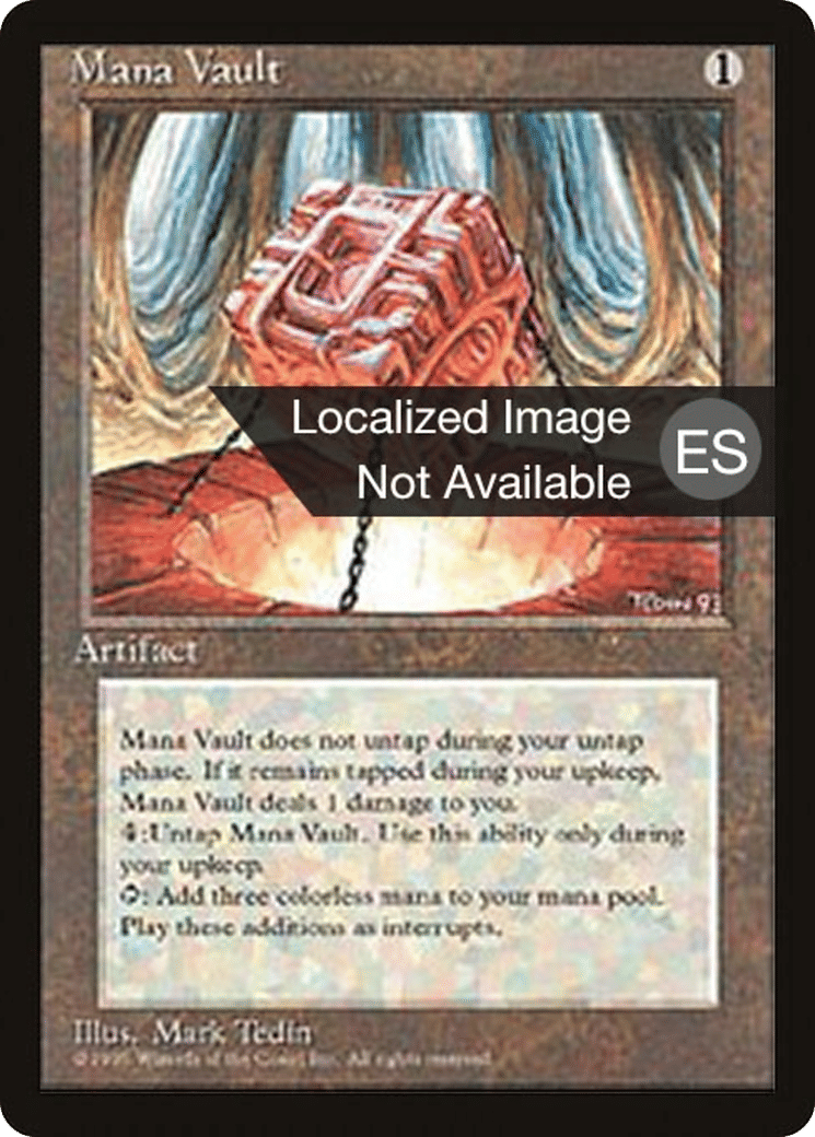 Mana Vault — Fourth Edition Foreign Black Border — Magic: The Gathering