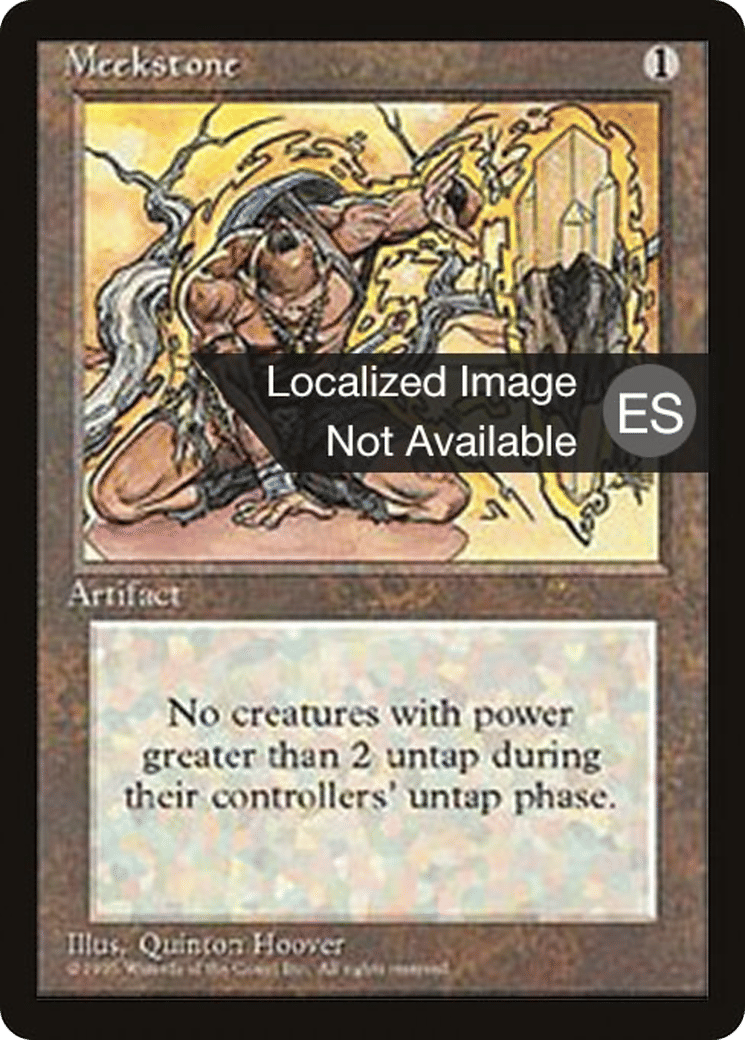 Meekstone — Fourth Edition Foreign Black Border — Magic: The Gathering