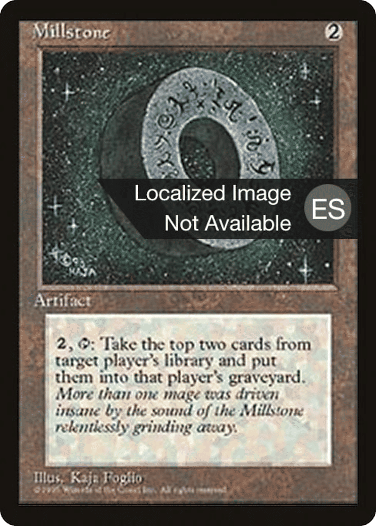 Millstone — Fourth Edition Foreign Black Border — Magic: The Gathering