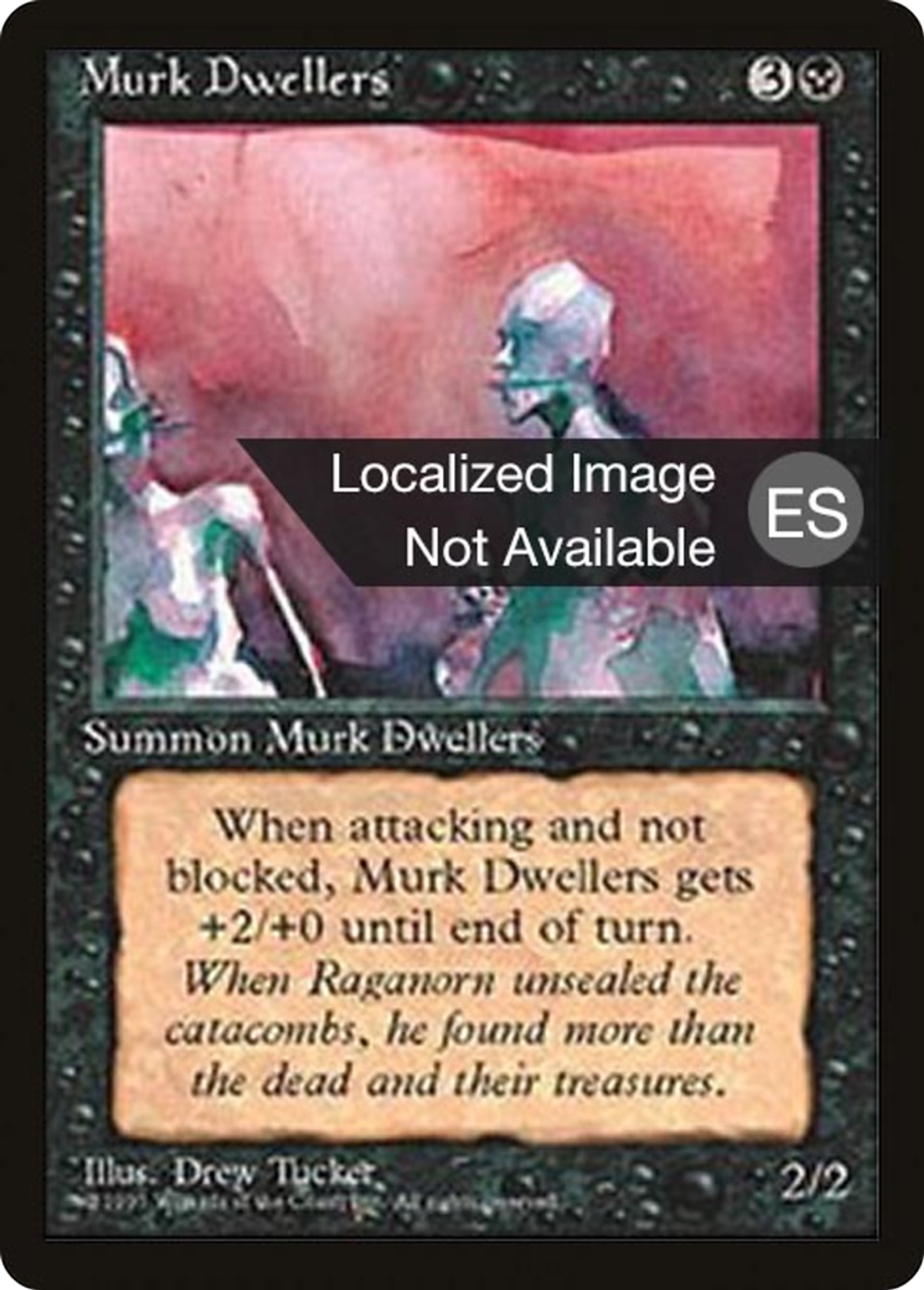 Habitants des ténèbres — Fourth Edition Foreign Black Border — Magic: The Gathering