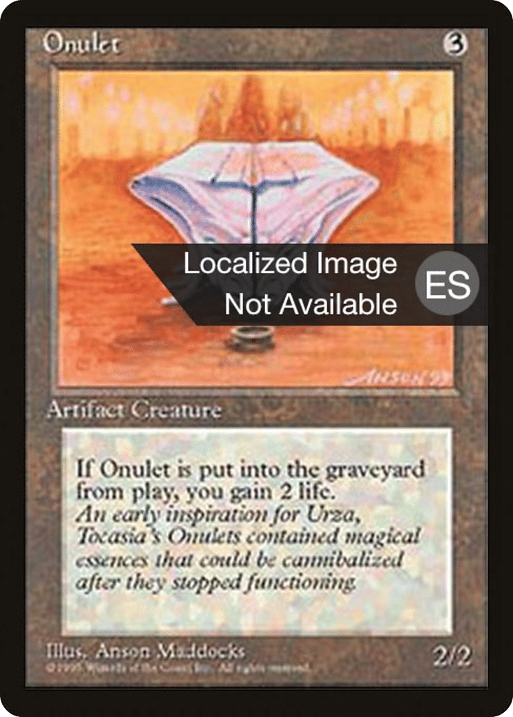 Onulet — Fourth Edition Foreign Black Border — Magic: The Gathering