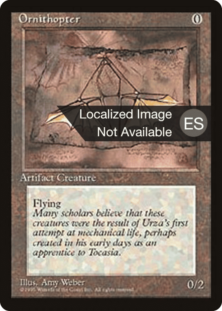 Ornithopter — Fourth Edition Foreign Black Border — Magic: The Gathering