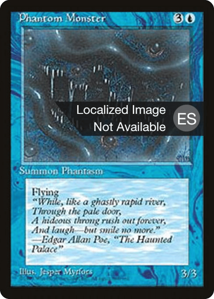 Phantom Monster — Fourth Edition Foreign Black Border — Magic: The Gathering