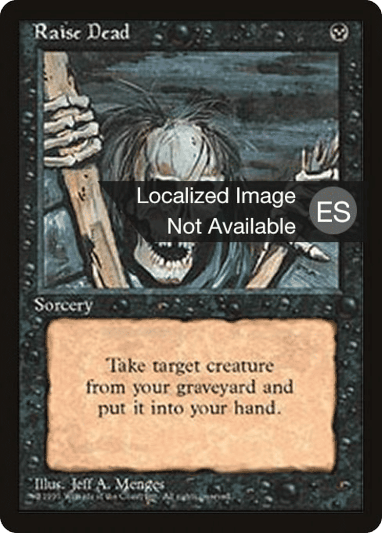 Raise Dead — Fourth Edition Foreign Black Border — Magic: The Gathering