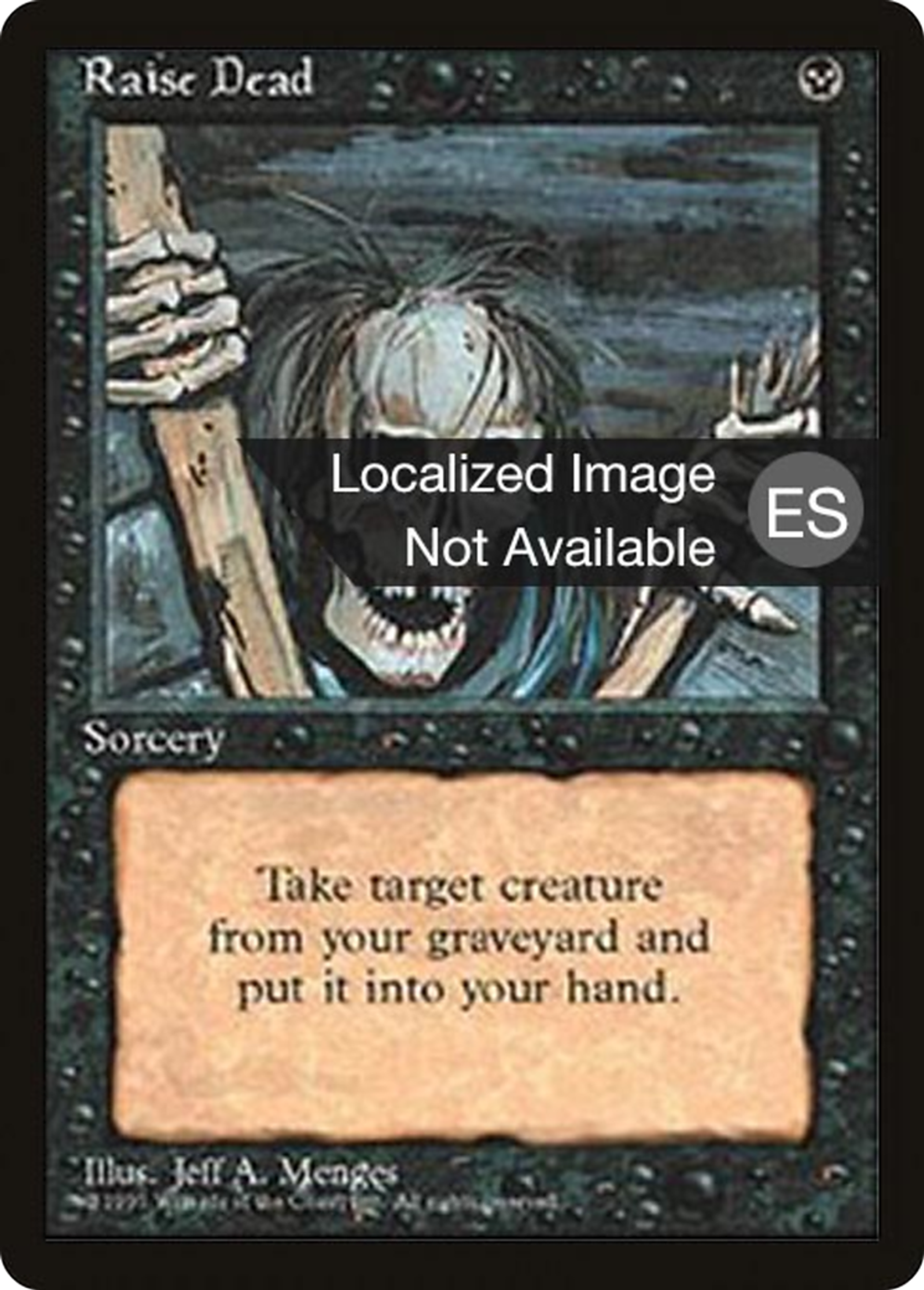 Raise Dead — Fourth Edition Foreign Black Border — Magic: The Gathering