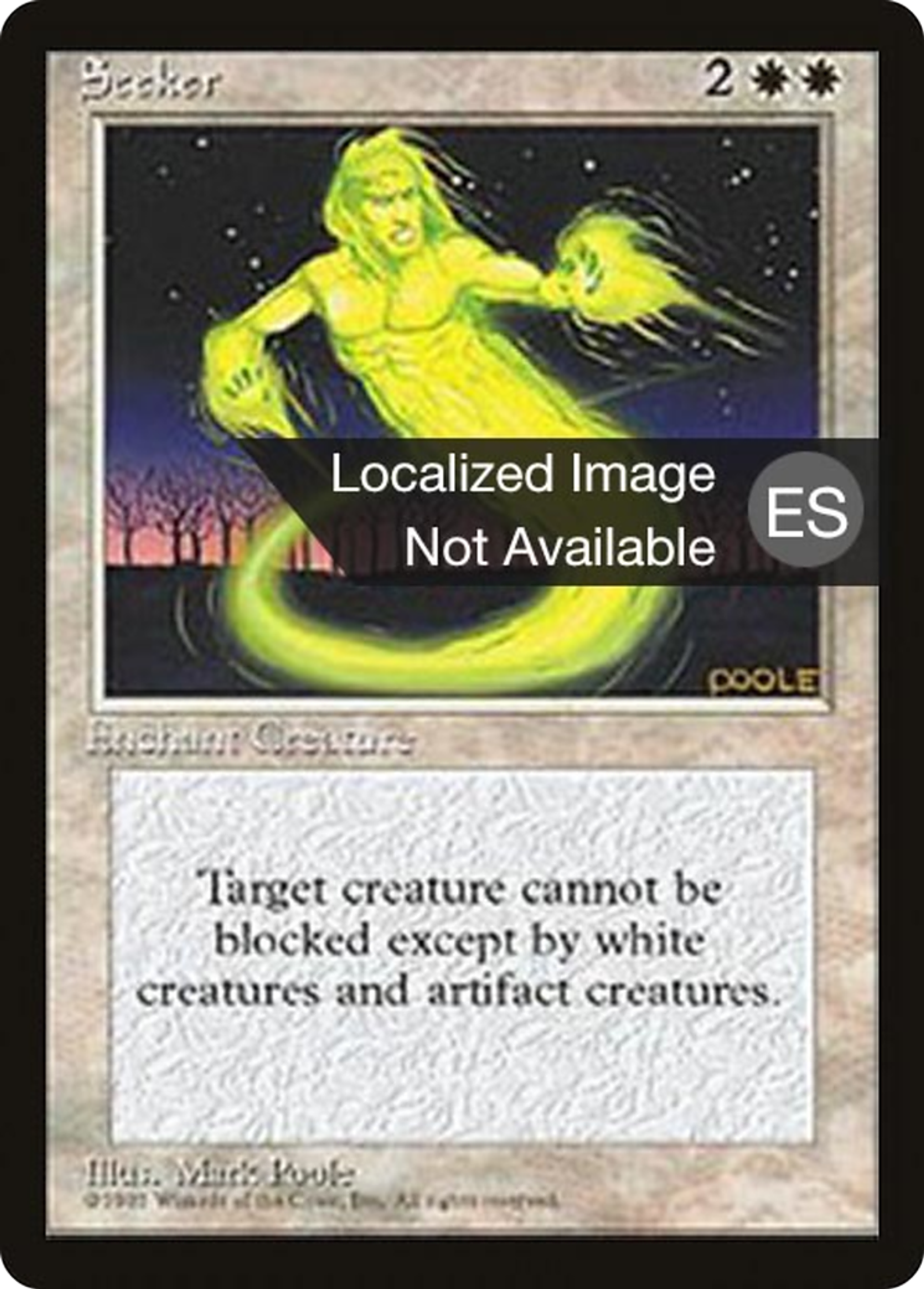 Seeker — Fourth Edition Foreign Black Border — Magic: The Gathering