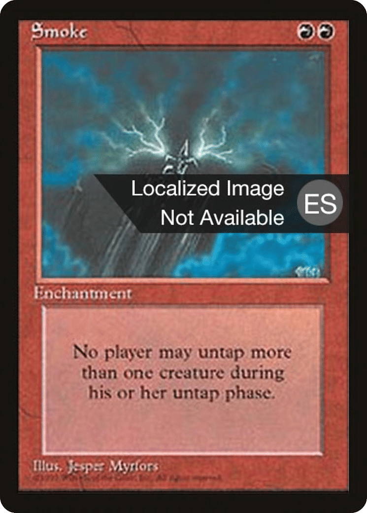 Smoke — Fourth Edition Foreign Black Border — Magic: The Gathering