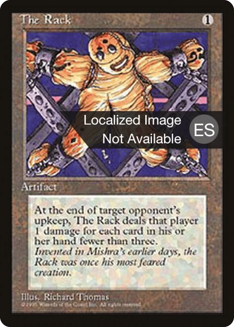 The Rack — Fourth Edition Foreign Black Border — Magic: The Gathering