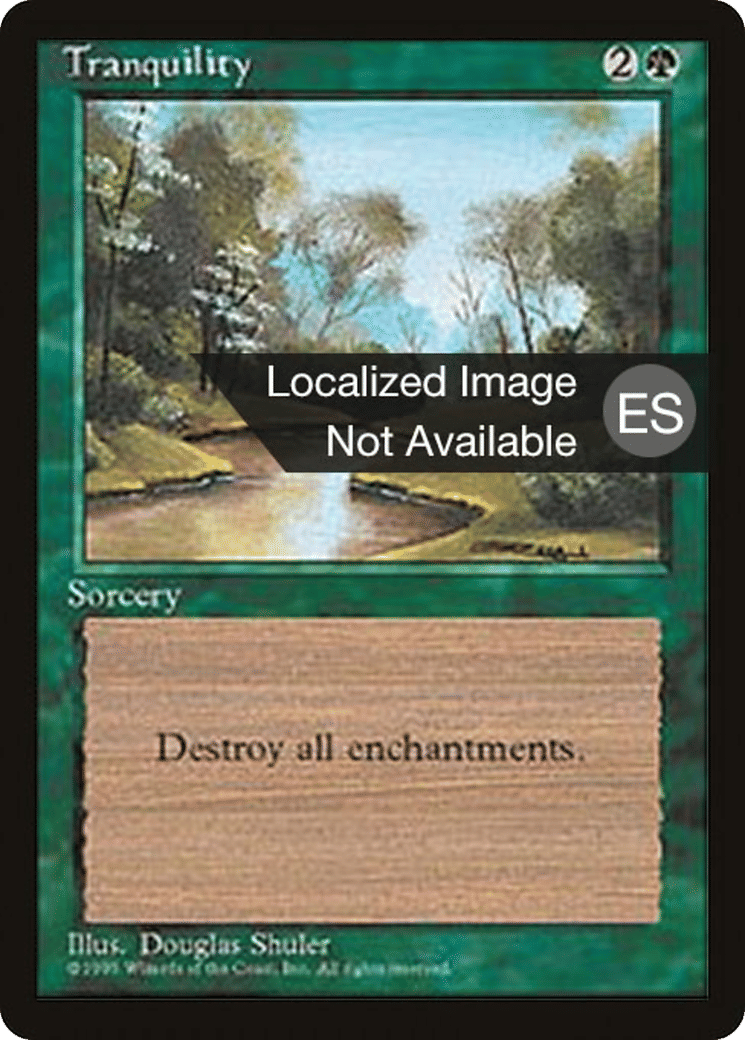 Tranquility — Fourth Edition Foreign Black Border — Magic: The Gathering