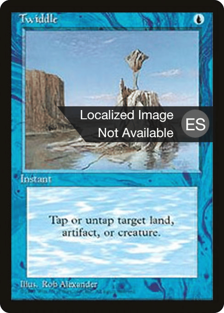 Twiddle — Fourth Edition Foreign Black Border — Magic: The Gathering