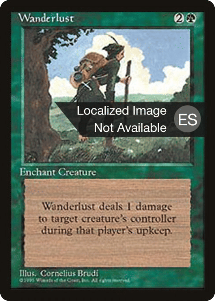 Errance — Fourth Edition Foreign Black Border — Magic: The Gathering