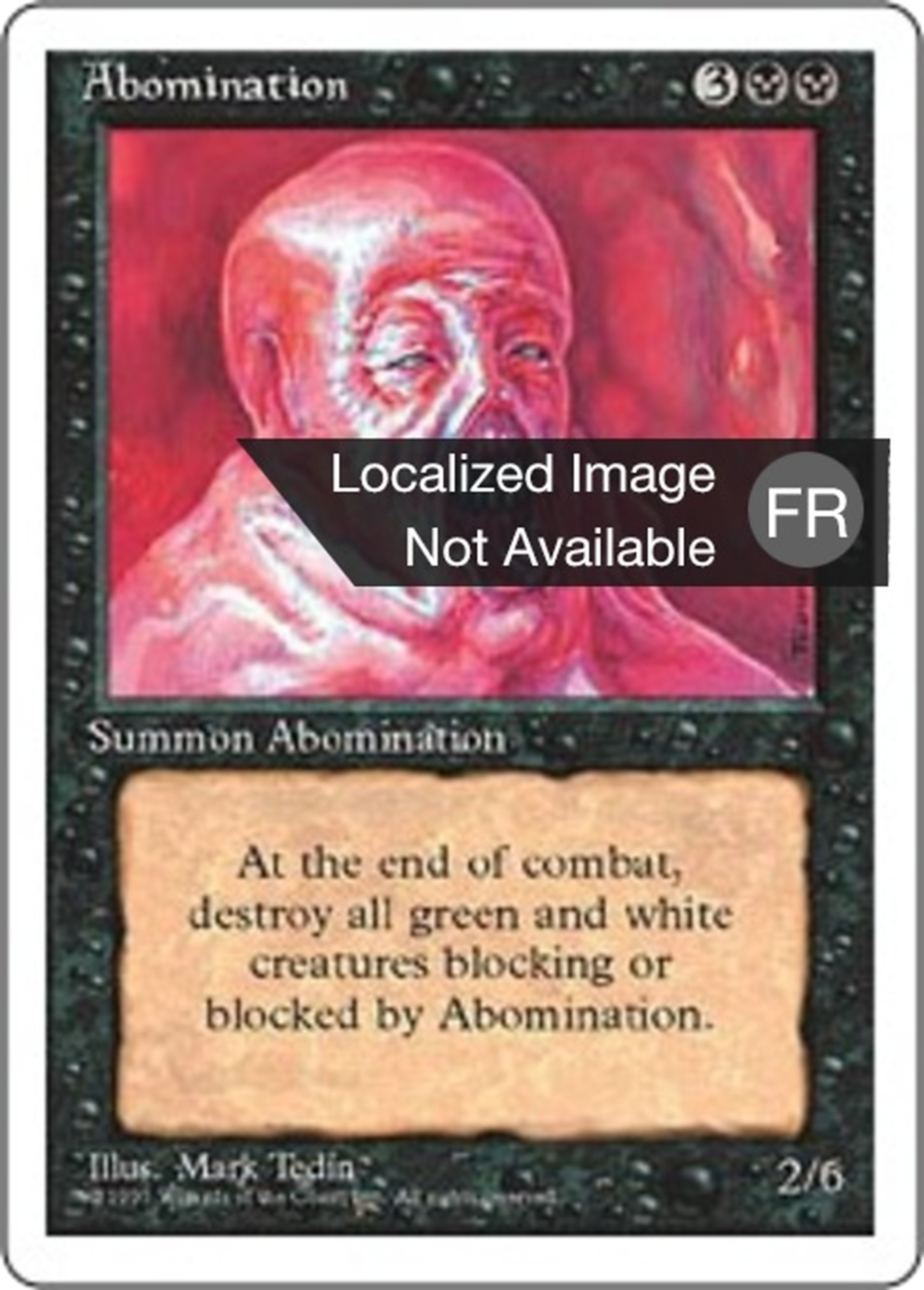 Abomination — Fourth Edition — Magic: The Gathering