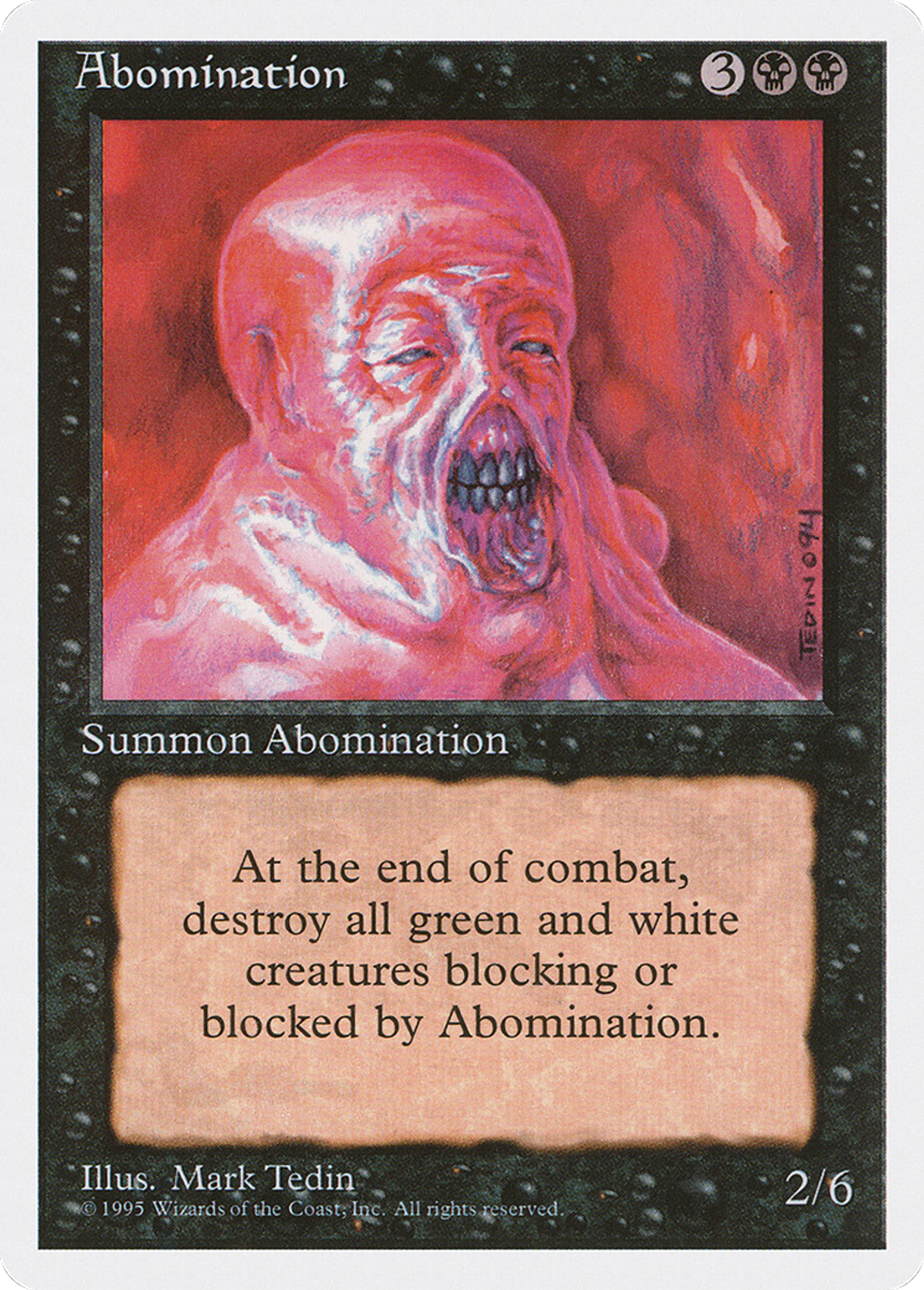 Abomination — Fourth Edition — Magic: The Gathering