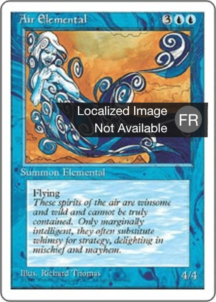 Élémental d'air — Fourth Edition — Magic: The Gathering