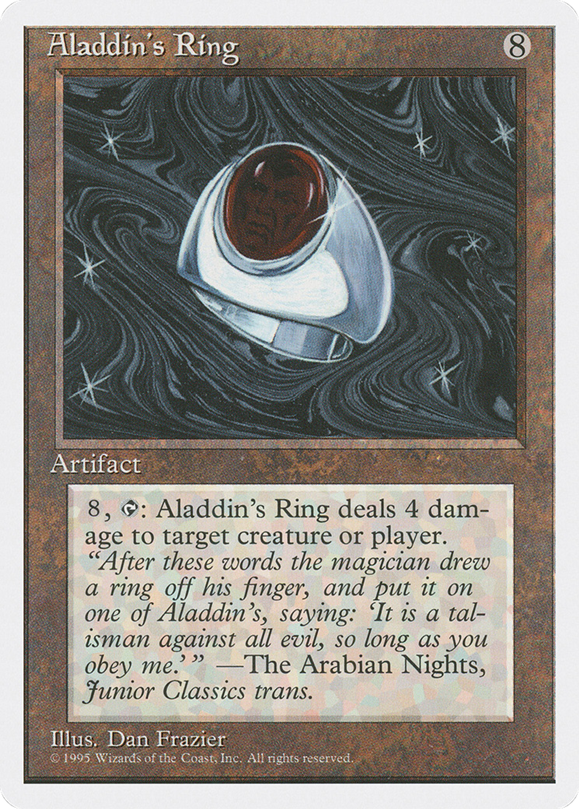 Aladdin's Ring — Fourth Edition — Magic: The Gathering
