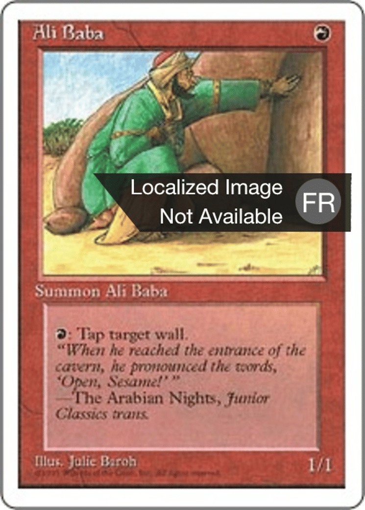 Ali Baba — Fourth Edition — Magic: The Gathering