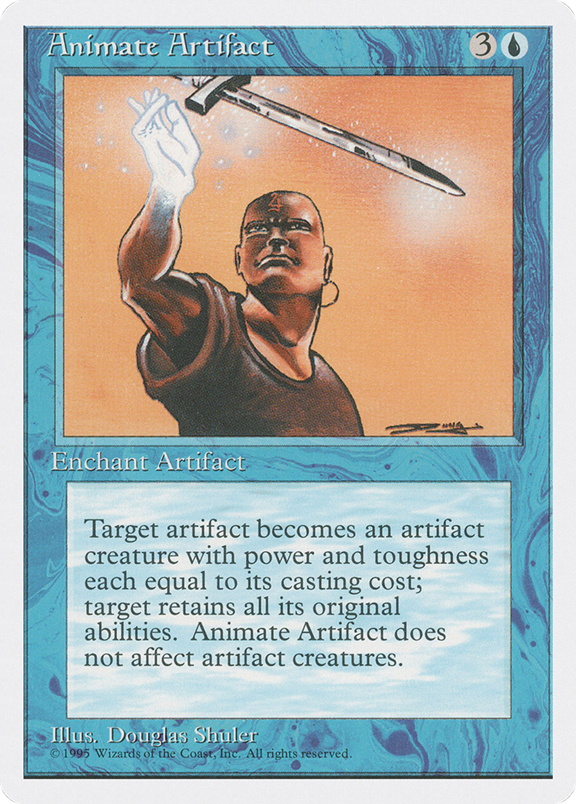 Animate Artifact — Fourth Edition — Magic: The Gathering