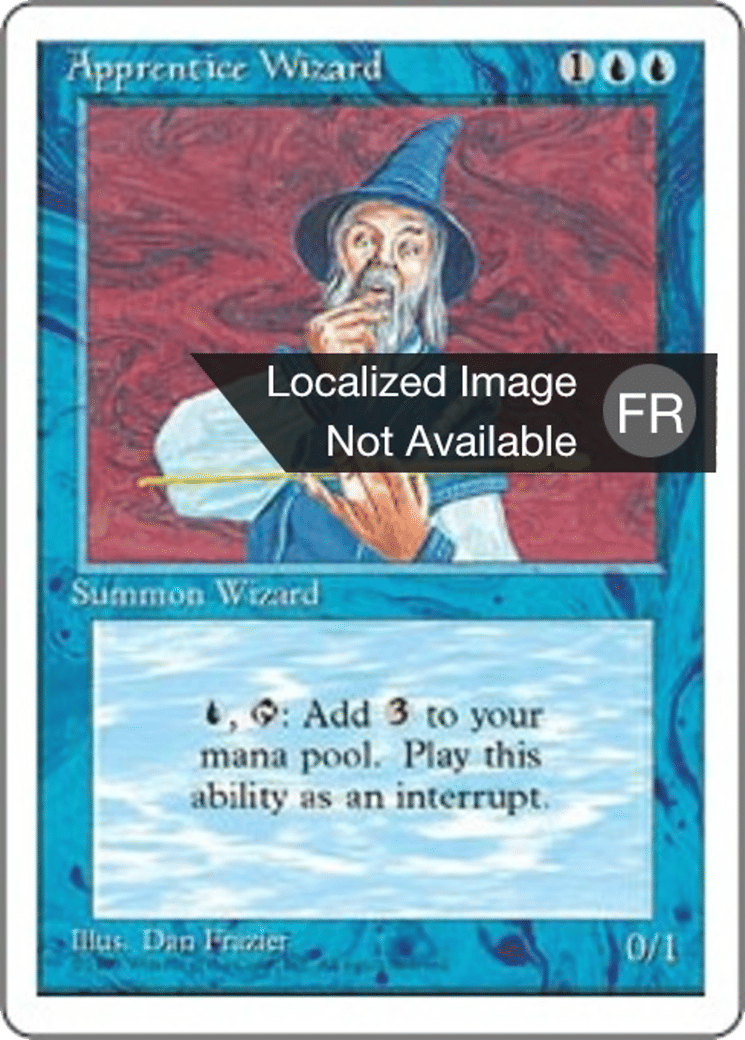 Apprenti sorcier — Fourth Edition — Magic: The Gathering