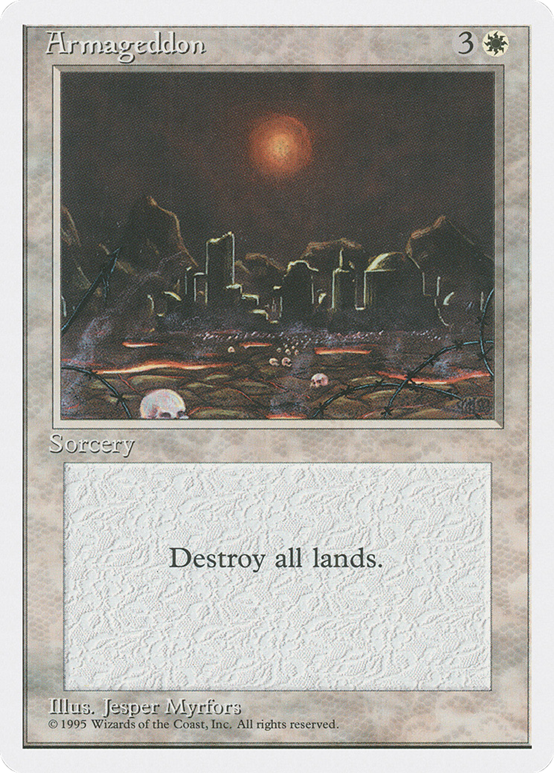 Armageddon — Fourth Edition — Magic: The Gathering