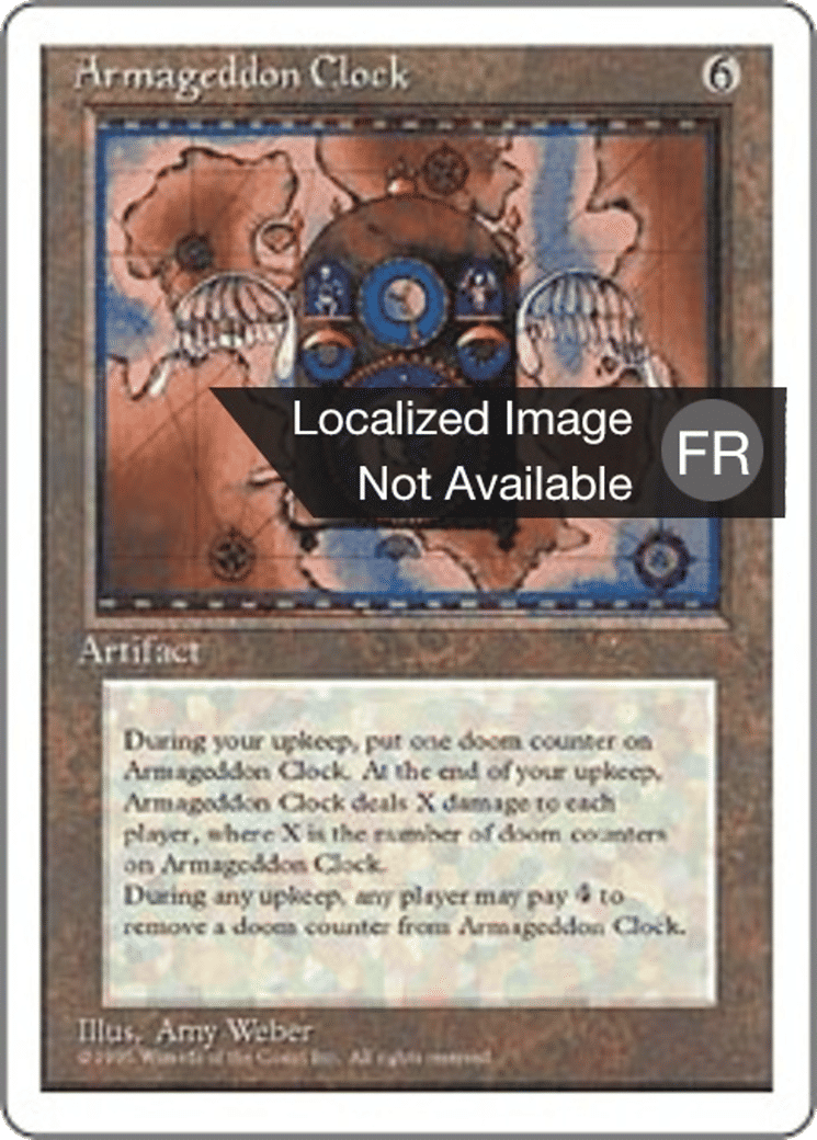 Horloge de l'Armaguedon — Fourth Edition — Magic: The Gathering