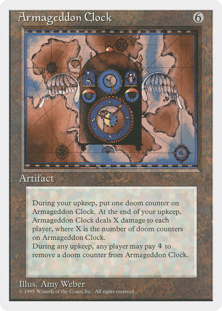 Armageddon Clock — Fourth Edition — Magic: The Gathering