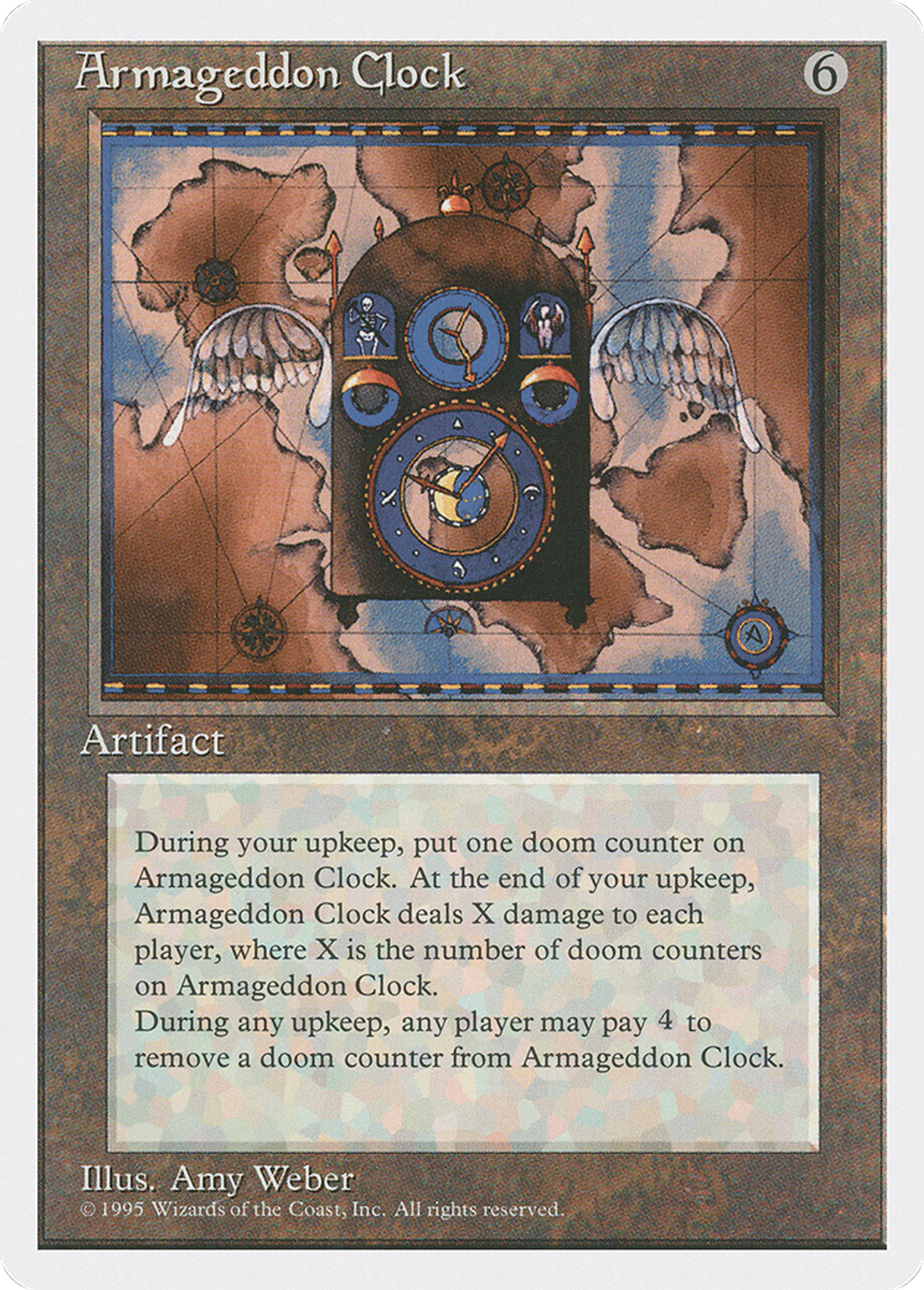 Armageddon Clock — Fourth Edition — Magic: The Gathering