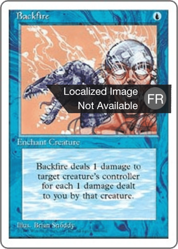 Retour de flamme — Fourth Edition — Magic: The Gathering