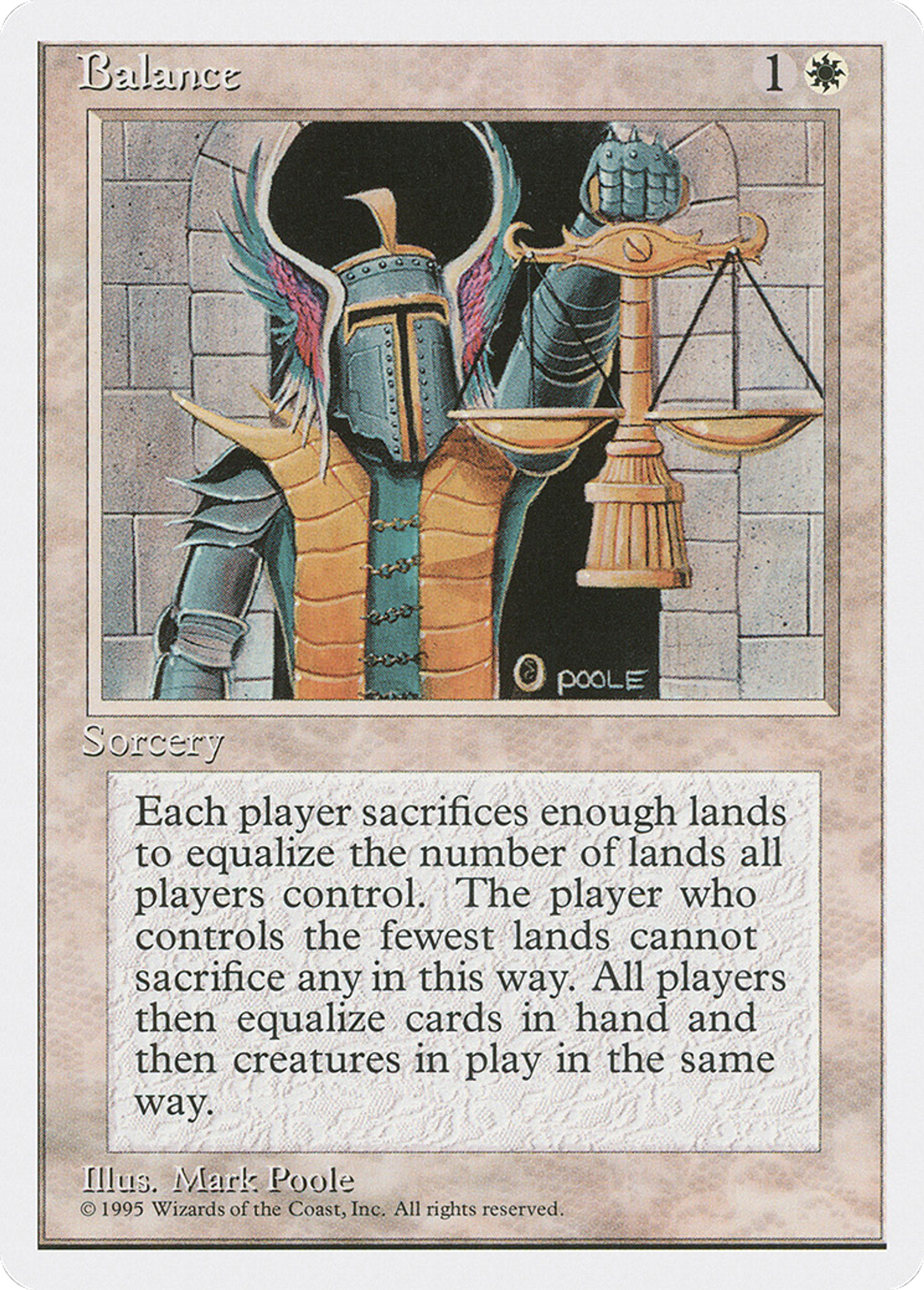Balance — Fourth Edition — Magic: The Gathering