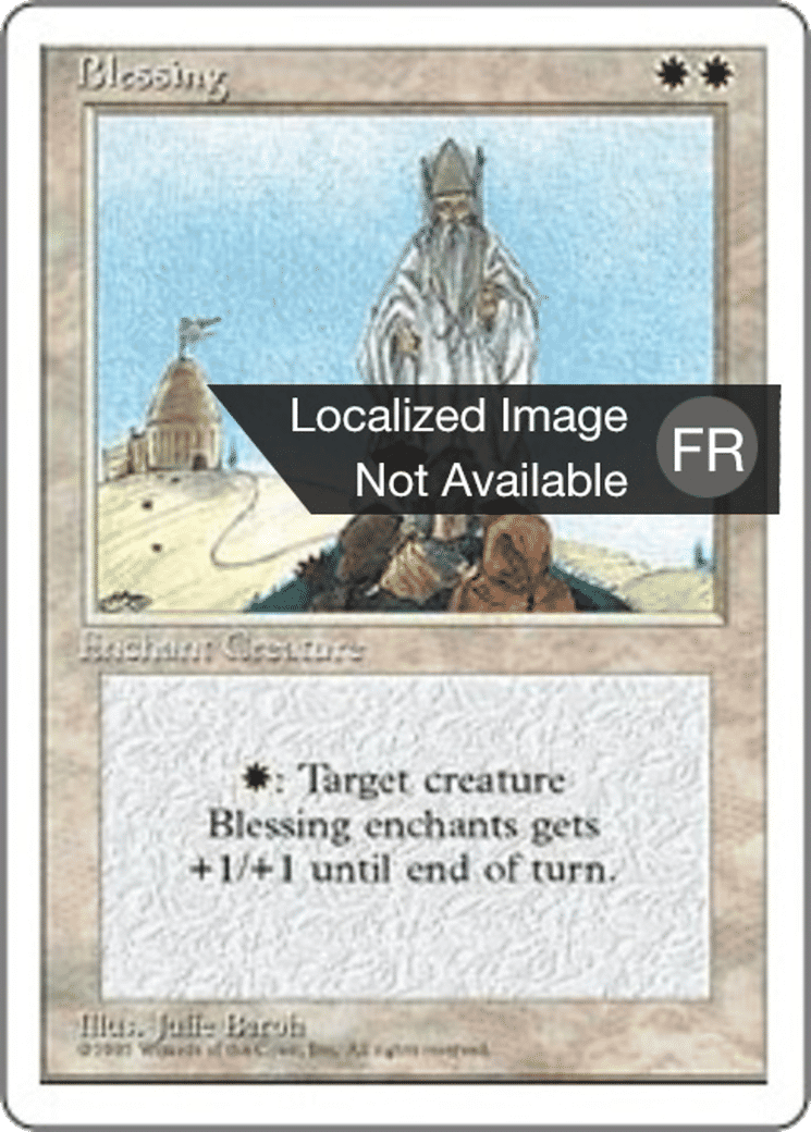 Bénédiction — Fourth Edition — Magic: The Gathering