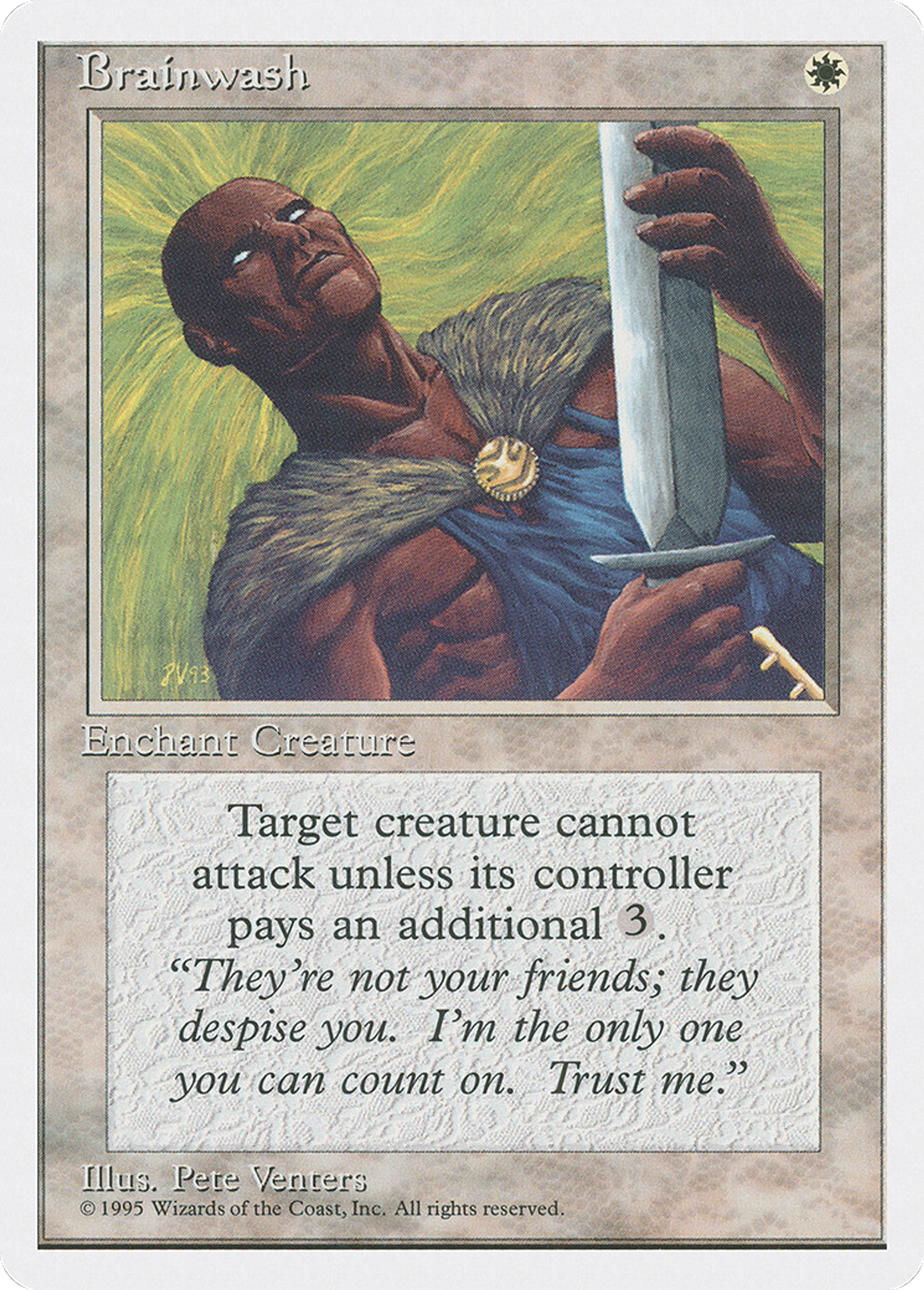 Brainwash — Fourth Edition — Magic: The Gathering