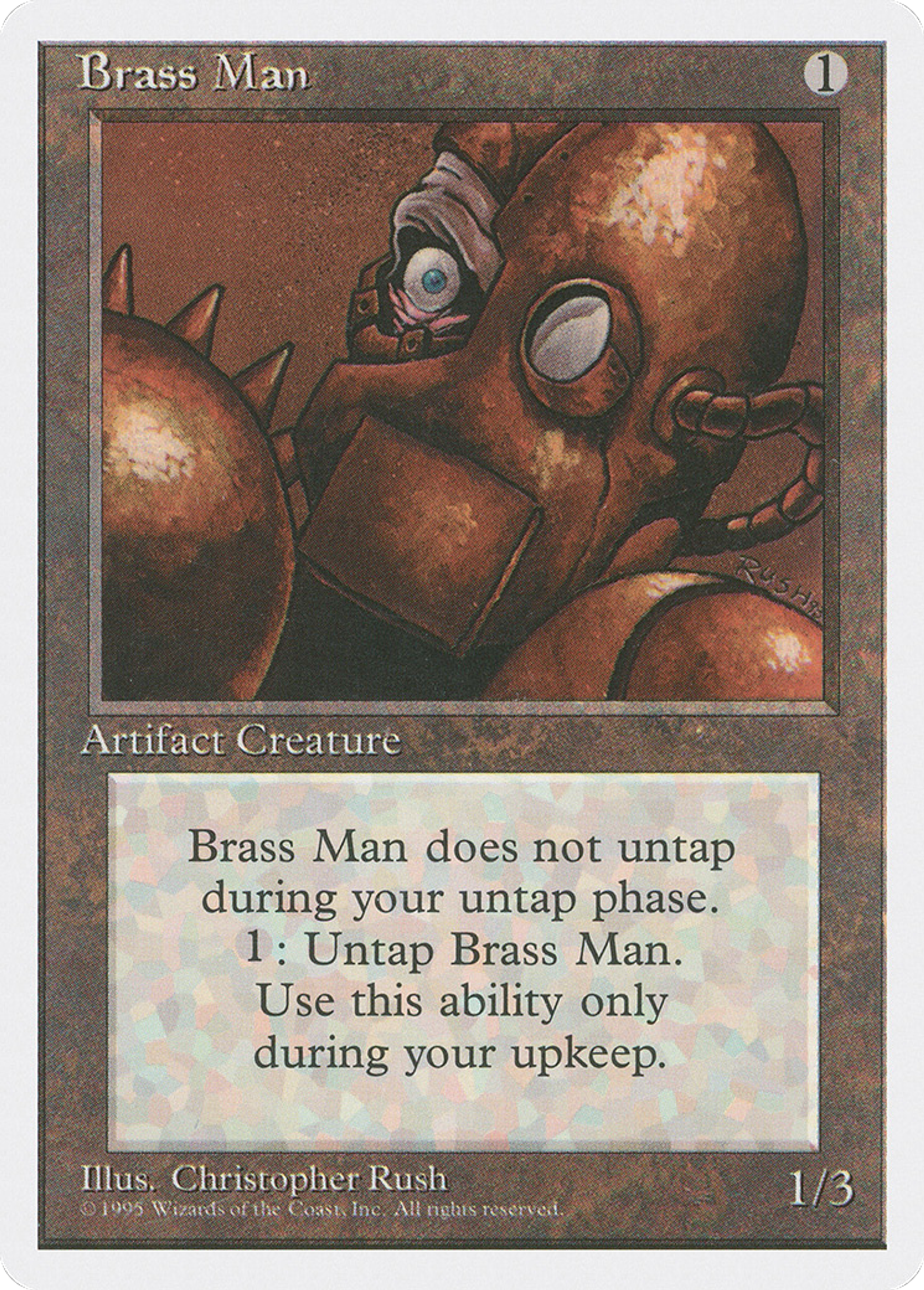 Brass Man — Fourth Edition — Magic: The Gathering