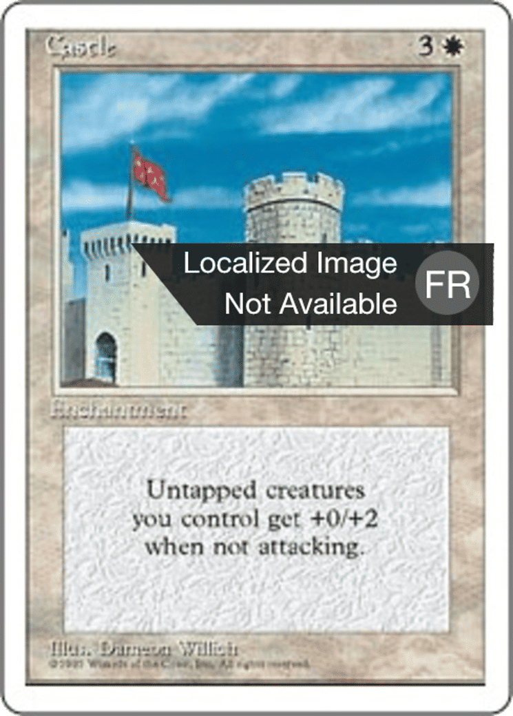 Château fort — Fourth Edition — Magic: The Gathering