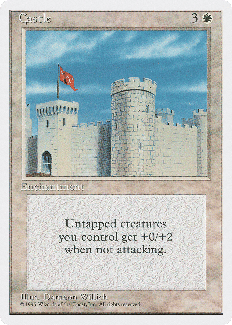 Castle — Fourth Edition — Magic: The Gathering