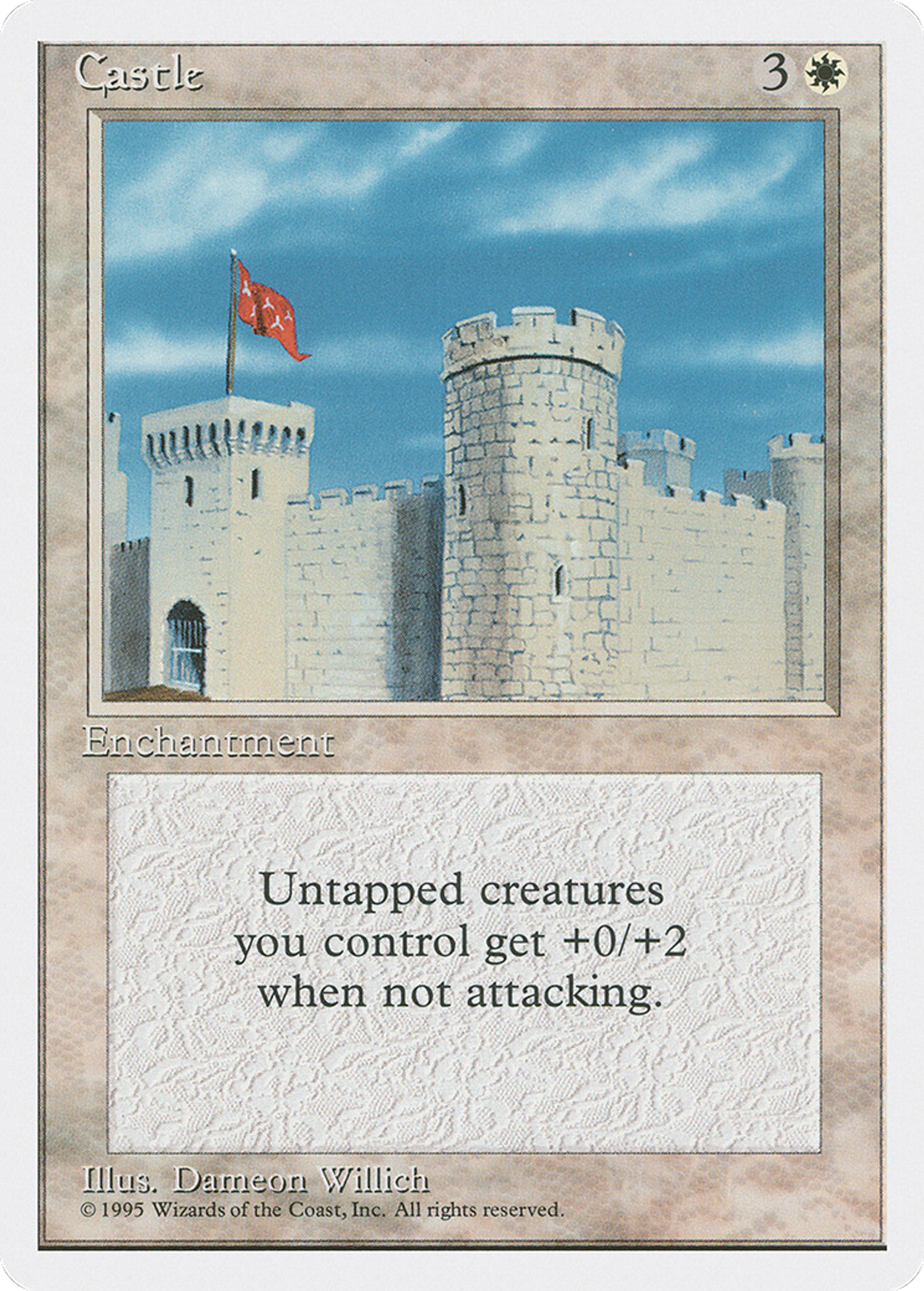 Castle — Fourth Edition — Magic: The Gathering
