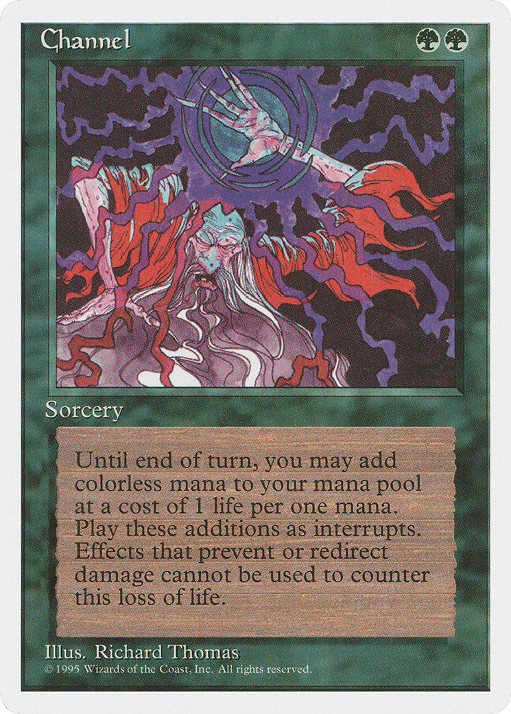 Channel — Fourth Edition — Magic: The Gathering
