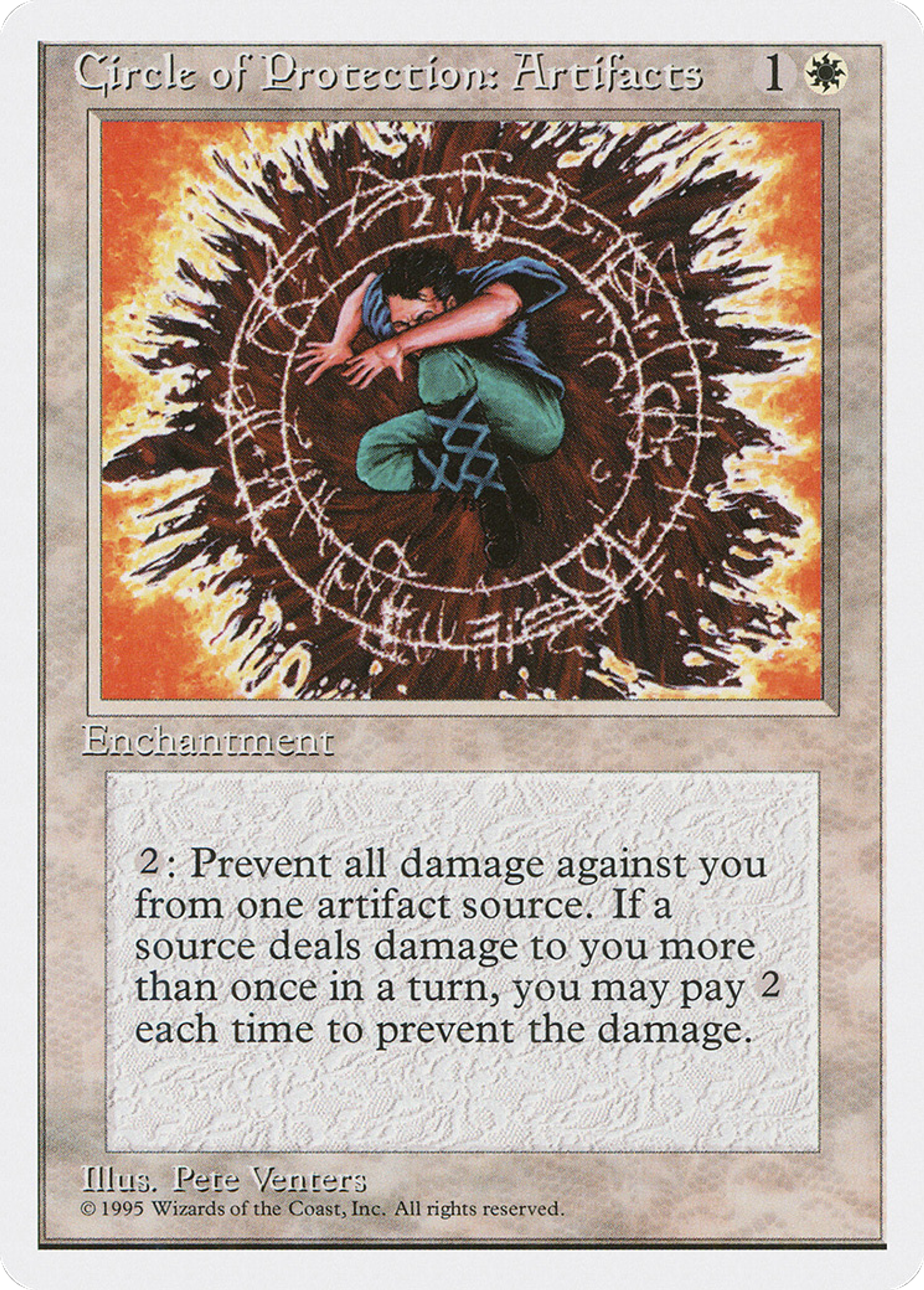 Circle of Protection: Artifacts — Fourth Edition — Magic: The Gathering